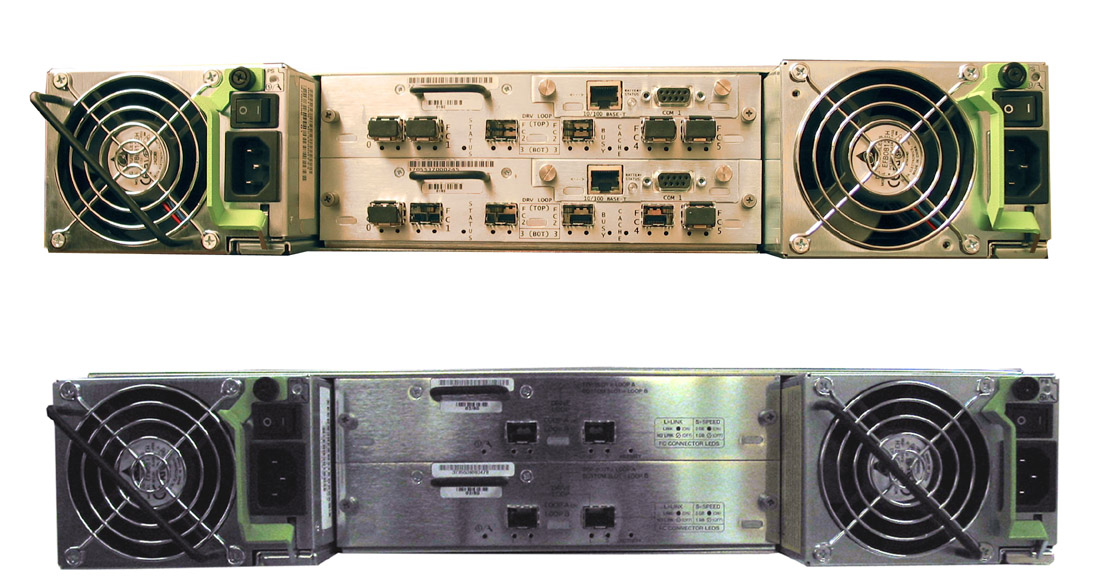 Sun StorEdge 3510 FC Array Rear Zoom