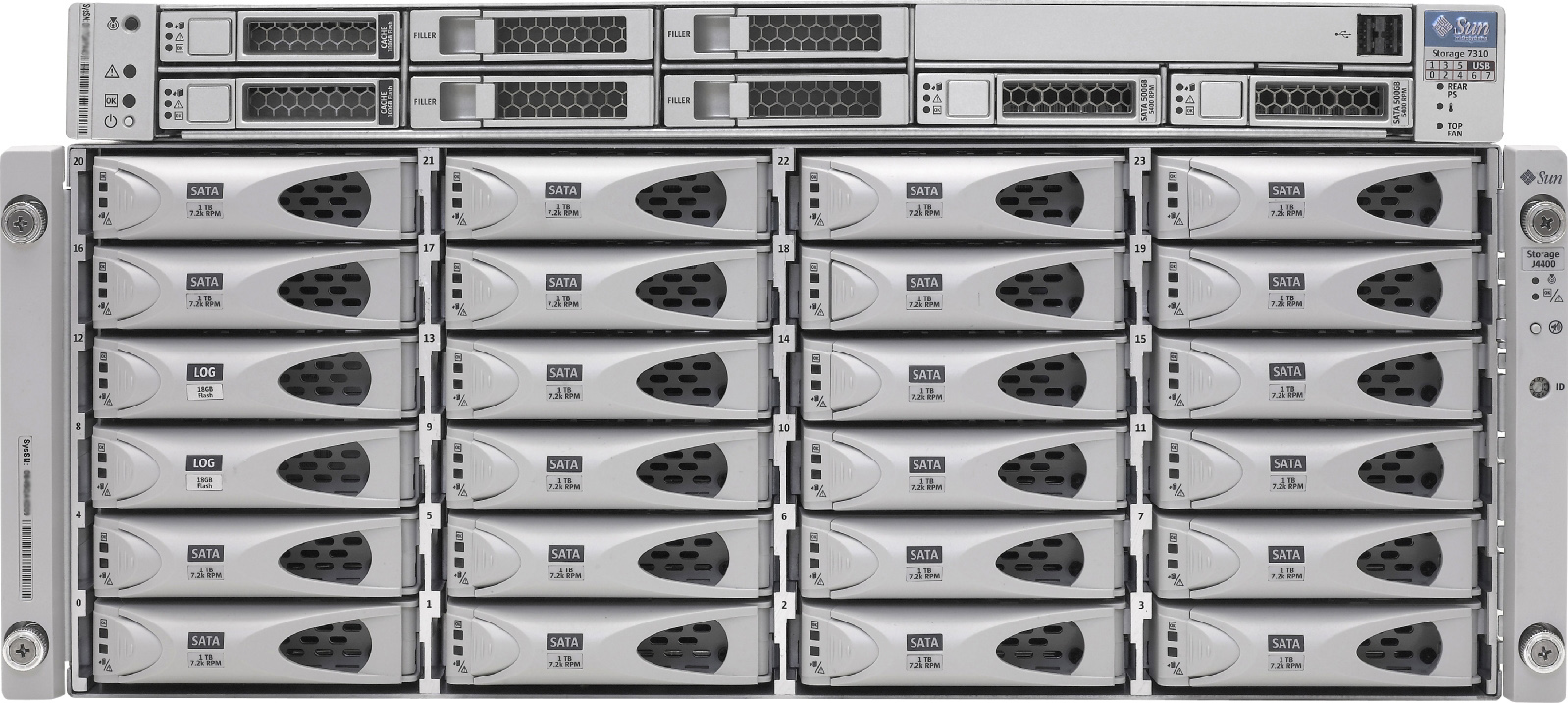 Sun Storage 7310 Front Zoom