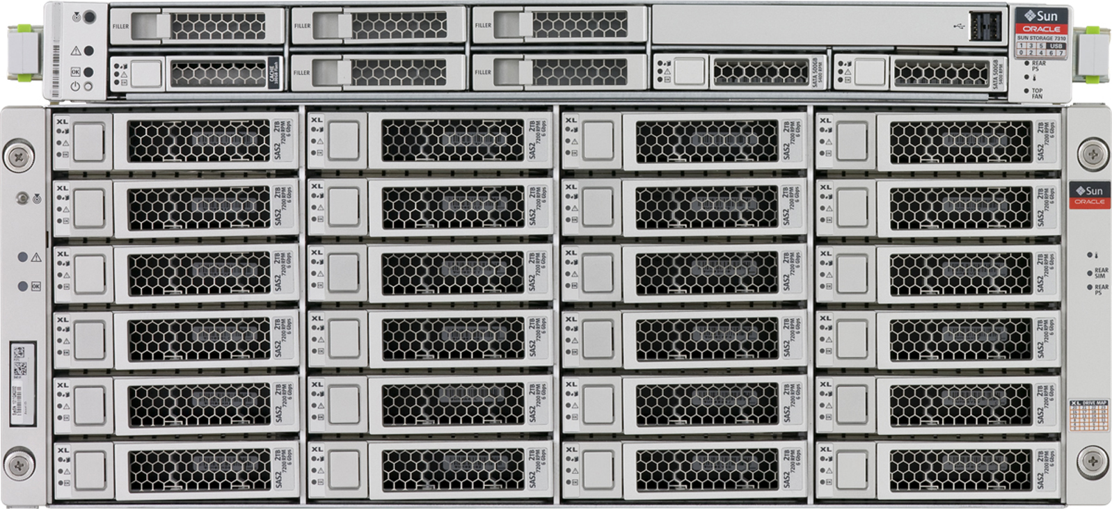 Sun Storage 7310 SAS2.0 Front Zoom