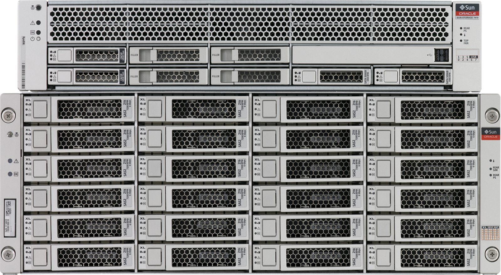 Sun Storage 7410 SAS2.0 Front Zoom