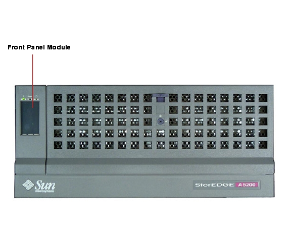 Sun StorEdge A5200 Front Callout