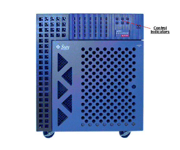 Sun Enterprise 450 Front Callout