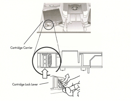 Removing Stuck Cartridges from the Autoloader LTO Ultrium1 Tape Drive