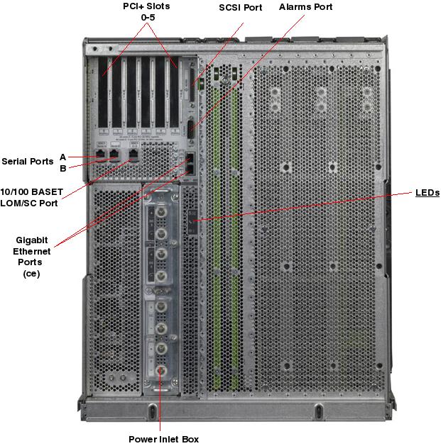 Netra 1290, RoHS:YL Rear Callout