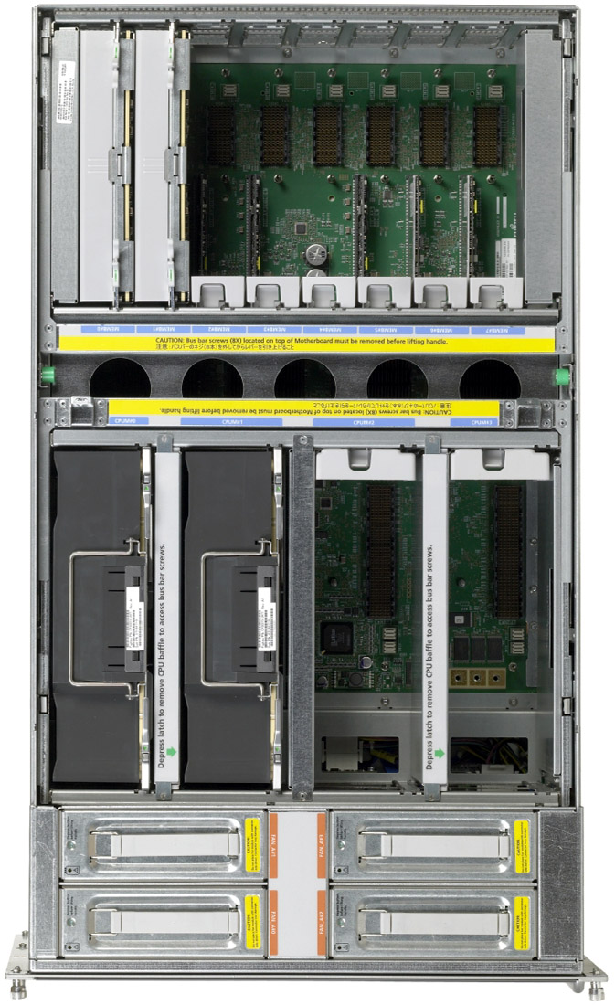 Sun SPARC Enterprise M5000, RoHS:YL Top Zoom