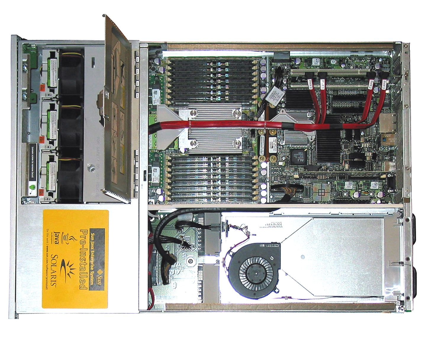 Sun SPARC Enterprise T2000, RoHS:YL Top Zoom