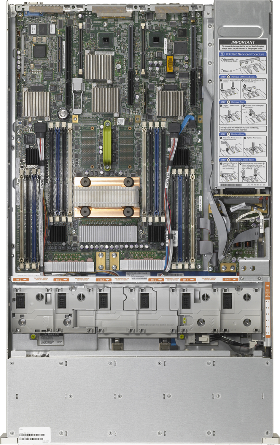 SPARC T3-1 Top Zoom