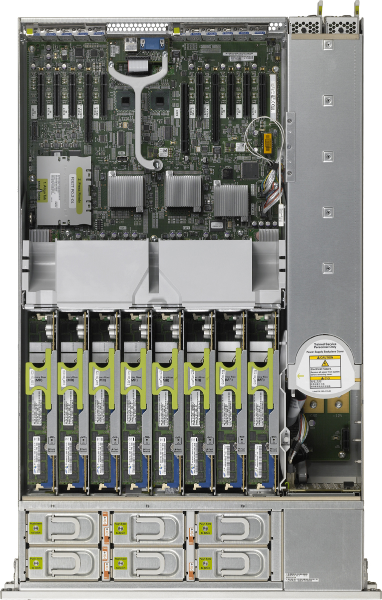 SPARC T3-2 Top Zoom