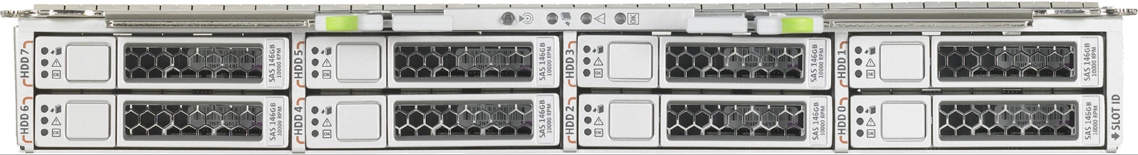 Sun Blade 6000 Disk Module Front Zoom