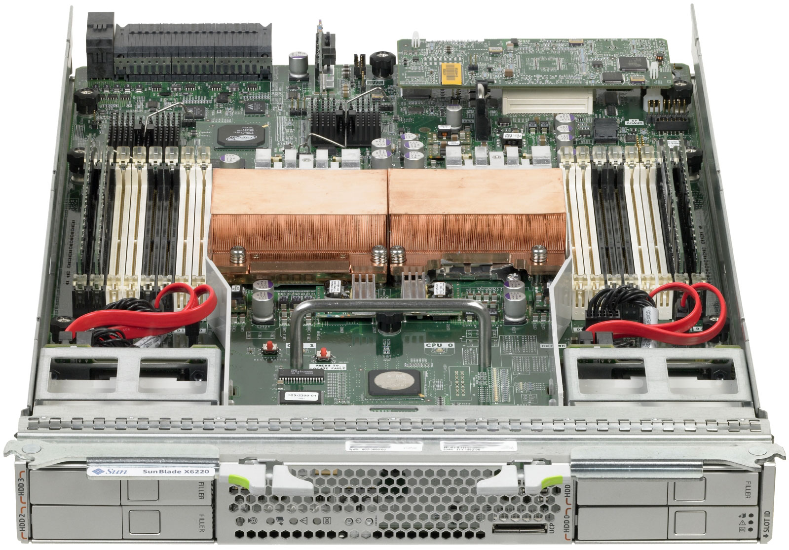 Sun Blade X6220 Server Module, RoHS:YL Front Open Zoom