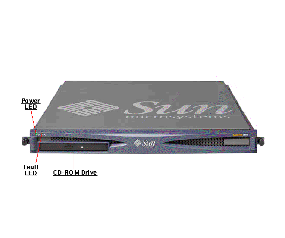 Sun Fire V100 Front Callout