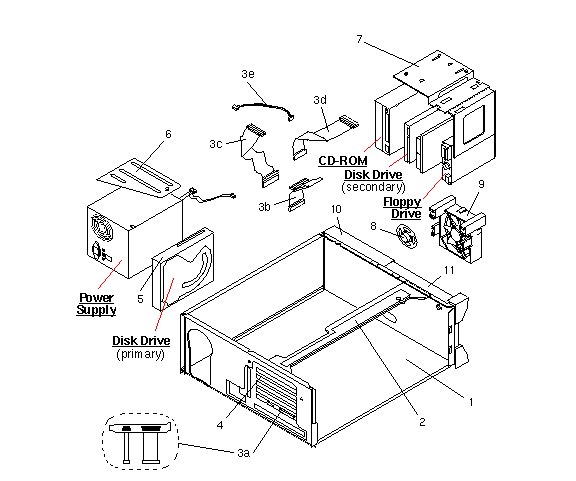 Ultra 10 Exploded View
                    